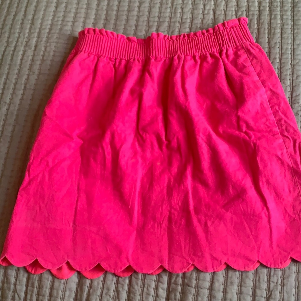 JCrew woman’s mini skirt